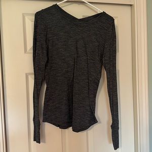 Size 8 Grey lululemon long sleeve